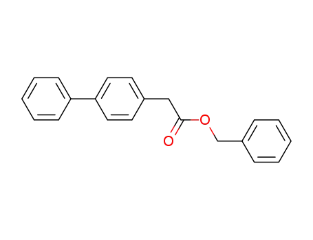 Molecular Structure of 111363-79-2 (benzyl 2-([1,1'-biphenyl]-4-yl)acetate)