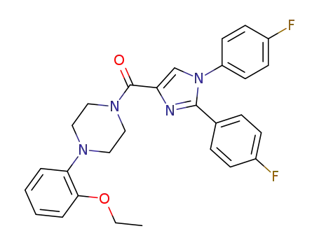 1-{[1,2-bis(4-fluorophenyl)-1H-imidazol-4-yl]carbonyl}-4-(2-ethoxyphenyl)piperazine