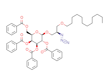 2-azido-3-O-(2,3,4,6-tetra-O-benzoyl-β-D-galactopyranosyl)-2-deoxy-1-O-dodecyl-sn-glycerol