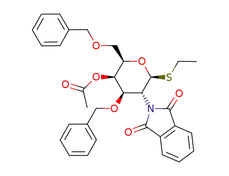 ethyl 4-O-acetyl-3,6-di-O-benzyl-2-deoxy-2-phthalimido-1-thio-β-D-galactopyranoside