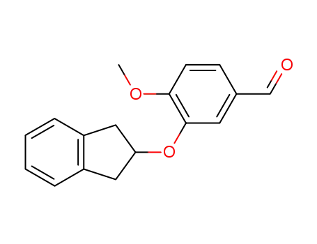 3-((2,3-dihydro-1H-inden-2-yl)oxy)-4-methoxybenzaldehyde