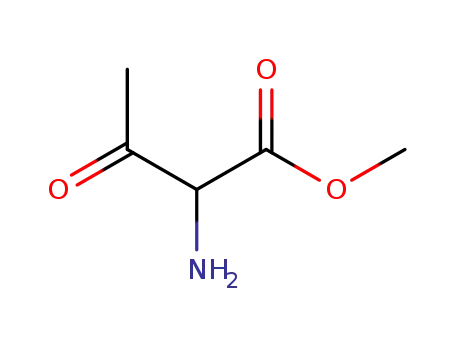 Molecular Structure of 68277-01-0 (Methyl 2-amino-3-oxobutanoate)