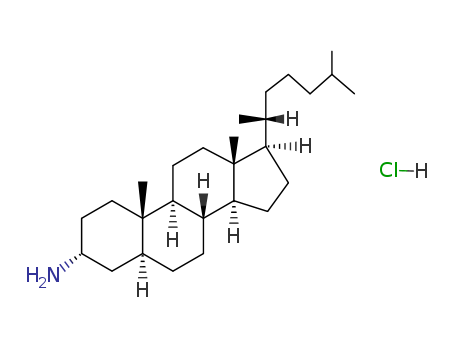 10,13-dimethyl-17-(6-methylheptan-2-yl)-2,3,4,5,6,7,8,9,11,12,14,15,16,17-tetradecahydro-1H-cyclopenta[a]phenanthren-3-amine cas  5457-79-4