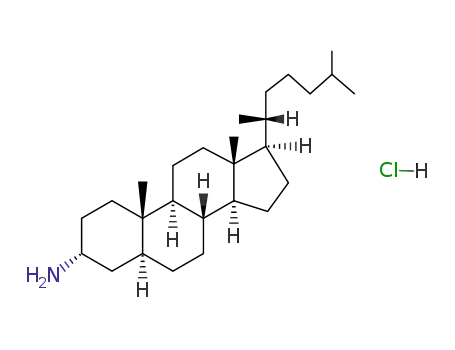 Molecular Structure of 5457-79-4 (cholestan-3-amine)