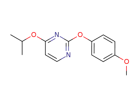 Pyrimidine, 2-(4-methoxyphenoxy)-4-(1-methylethoxy)-