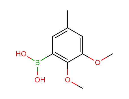 Molecular Structure of 396102-17-3 ((2,3-dimethoxy-5-methylphenyl)boronic acid(SALTDATA: FREE))