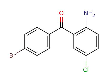 Molecular Structure of 60773-48-0 (Methanone, (2-amino-5-chlorophenyl)(4-bromophenyl)-)