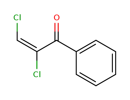Molecular Structure of 211322-72-4 (2-Propen-1-one, 2,3-dichloro-1-phenyl-, (2E)- (9CI))
