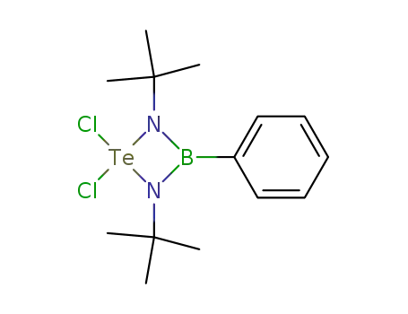 1,2,4,3-Telluradiazaboretidine,
1,1-dichloro-2,4-bis(1,1-dimethylethyl)-1,1-dihydro-3-phenyl-