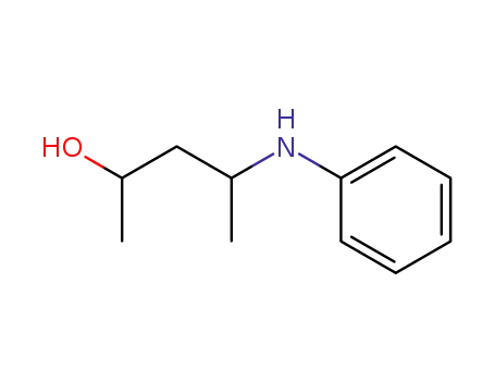 Molecular Structure of 61888-16-2 (2-Pentanol, 4-(phenylamino)-)