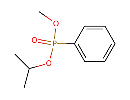 Molecular Structure of 61733-58-2 (Phosphonic acid, phenyl-, methyl 1-methylethyl ester)