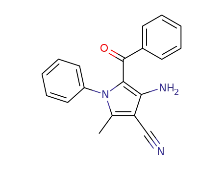 4-amino-5-benzoyl-2-methyl-1-phenyl-1H-pyrrole-3-carbonitrile