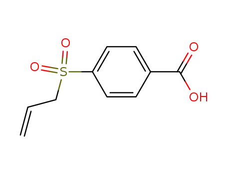 Molecular Structure of 16195-44-1 (4-allylsulfonylbenzoic acid)