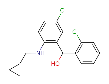 [5-chloro-2-(cyclopropylmethyl-amino)-phenyl]-(2-chloro-phenyl)-methanol