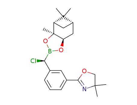 (+)-pinanediol (1S)-1-chloro-1-[3-(4,4-dimethyl-4,5-dihydro-oxazol-2-yl)phenyl]methylboronate
