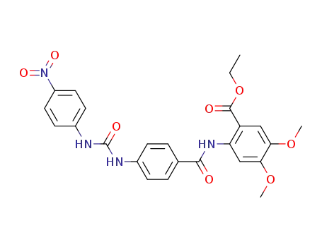 N-(4-Nitrophenyl)-N'-[4-[(4,5-dimethoxy-2-ethoxycarbonylphenyl)-aminocarbonyl]phenyl]urea