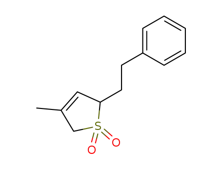Thiophene, 2,5-dihydro-4-methyl-2-(2-phenylethyl)-, 1,1-dioxide