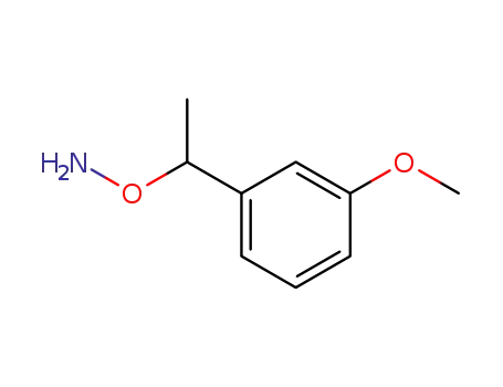 Molecular Structure of 630108-42-8 (Hydroxylamine, O-[1-(3-methoxyphenyl)ethyl]- (9CI))