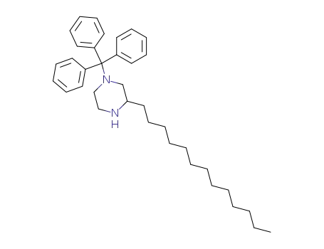 1-triphenylmethyl-3-n-tridecylpiperazine