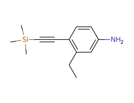 3-ethyl-4-(2-trimethylsilylethynyl)aniline