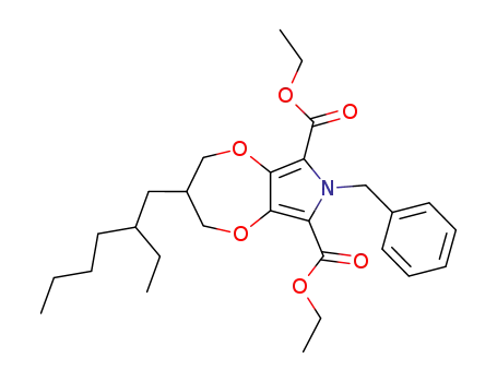 diethyl N-benzyl-3,4-[2-(2-ethylhexyl)-1,3-propylenedioxy]pyrrole-2,5-dicarboxylate