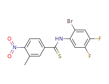 <i>N</i>-(2-bromo-4,5-difluoro-phenyl)-3-methyl-4-nitro-thiobenzamide