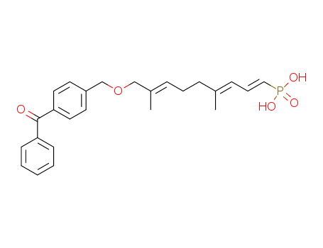 Phosphonic acid,
[(1E,3E,7E)-9-[(4-benzoylphenyl)methoxy]-4,8-dimethyl-1,3,7-nonatrien
yl]-