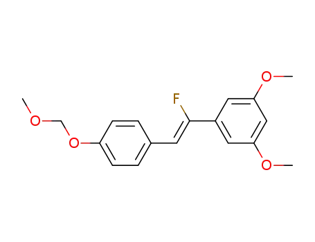 Benzene,
1-[(1Z)-1-fluoro-2-[4-(methoxymethoxy)phenyl]ethenyl]-3,5-dimethoxy-