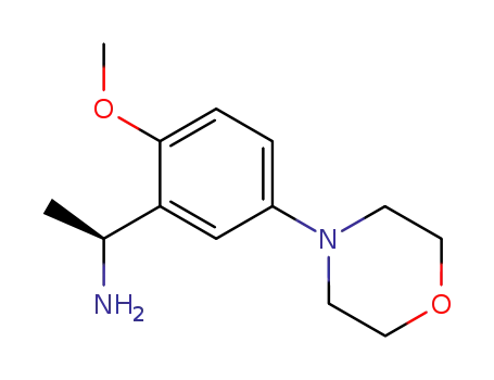 (S)-1-(2-methoxy-5-morpholin-4-ylphenyl)ethylamine