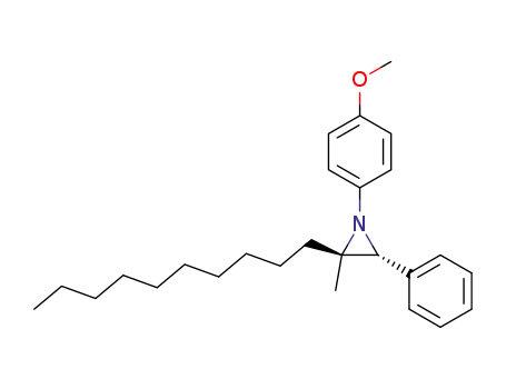Aziridine, 2-decyl-1-(4-methoxyphenyl)-2-methyl-3-phenyl-, (2R,3R)-