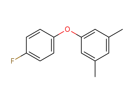 Molecular Structure of 781673-70-9 (Benzene, 1-(4-fluorophenoxy)-3,5-dimethyl- (9CI))