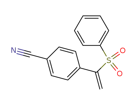Benzonitrile, 4-[1-(phenylsulfonyl)ethenyl]-