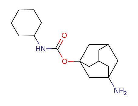 Molecular Structure of 1026223-11-9 (3-[[(cyclohexylamino)carbonyl]oxy]-1-aminoadamantane)