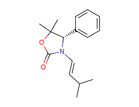 (S,E)-N<sup>(3)</sup>-(3'-methyl-but-1'-enyl)-4-phenyl-5,5-dimethyloxazolidin-2-one