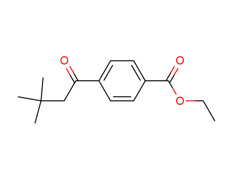 Molecular Structure of 684271-10-1 (4'-CARBOETHOXY-3,3-DIMETHYLBUTYROPHENONE)