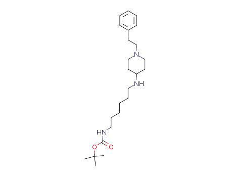 Carbamic acid, [6-[[1-(2-phenylethyl)-4-piperidinyl]amino]hexyl]-,
1,1-dimethylethyl ester