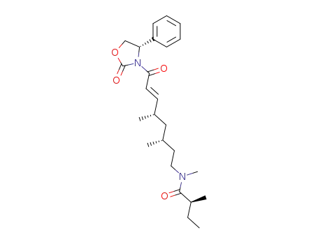 (4S)-phenyl-3-[(4R,6R)-4,6-dimethyl-8-((2S)-N-methyl-2-methylbutyramido)-(E)-2-octenoyl]-2-oxazolidinone