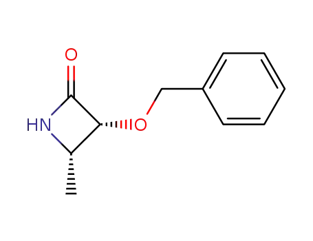 (+)-(3R,4S)-4-methyl-3-(benzyloxy)-2-azetidinone