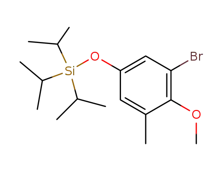 (3-bromo-4-methoxy-5-methylphenoxy)triisopropylsilane