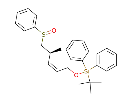 1(RS<sub>S</sub>)-[5-tert-butyldiphenylsiloxy-2-methyl-(2S,3Z)-3-pentenylsulfinyl]-benzene