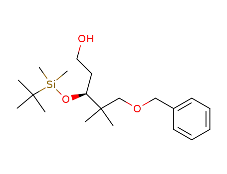5-benzyloxy-3-(<i>tert</i>-butyl-dimethyl-silanyloxy)-4,4-dimethyl-pentan-1-ol