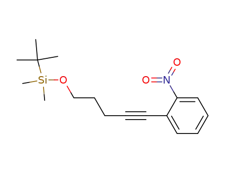 Silane, (1,1-dimethylethyl)dimethyl[[5-(2-nitrophenyl)-4-pentynyl]oxy]-