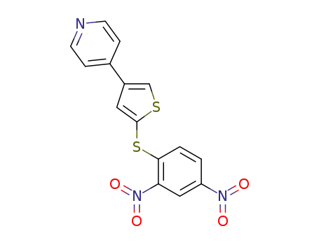 Pyridine, 4-[5-[(2,4-dinitrophenyl)thio]-3-thienyl]-