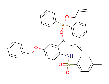 N-[4-benzyloxy-2-(1-(allyloxydiphenylsilyloxy)but-3-enyl)phenyl]-4-methylbenzenesulfonamide