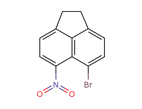 Molecular Structure of 4889-63-8 (5-bromo-6-nitro-1,2-dihydroacenaphthylene)