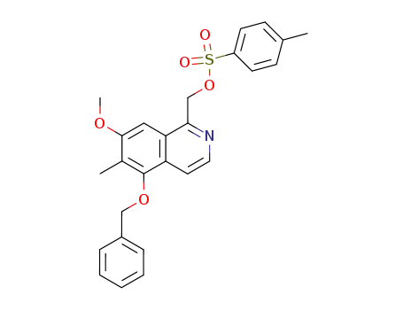 5-benzyloxy-7-methoxy-6-methyl-1-(4-toluene-sulfonyloxymethyl)isoquinoline