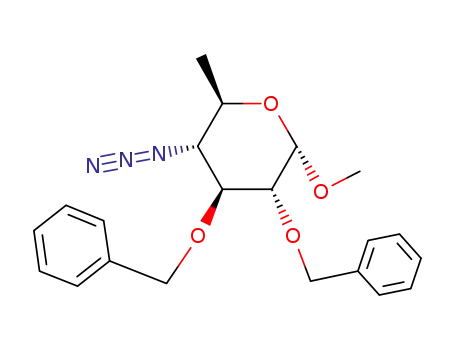 methyl 4-azido-2,3-di-O-benzyl-4,6-dideoxy-α-D-glucopyranoside