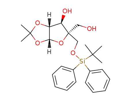 5-O-(tert-butyldiphenylsilyl)-4-C-(hydroxymethyl)-1,2-O-isopropylidene-α-D-xylofuranose