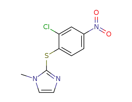 2-({2-chloro-4-nitrophenyl}sulfanyl)-1-methyl-1H-imidazole
