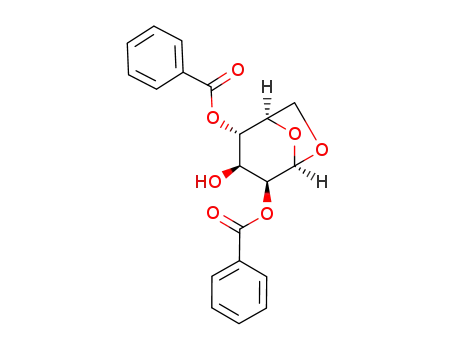 Molecular Structure of 676342-64-6 (1,6-anhydro-2,4-di-O-benzoyl-β-D-mannopyranose)
